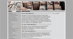 Desktop Screenshot of bauregelwerk.de